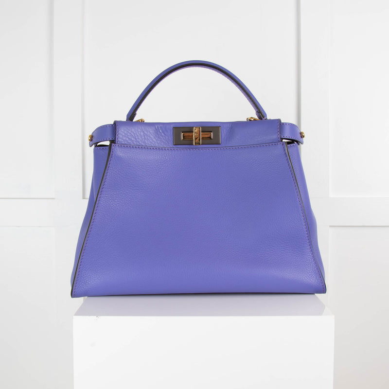 Fendi Medium Purple Peekaboo Bag