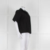 Beatrice B Black Cotton Beaded Shirt
