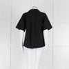 Beatrice B Black Cotton Beaded Shirt