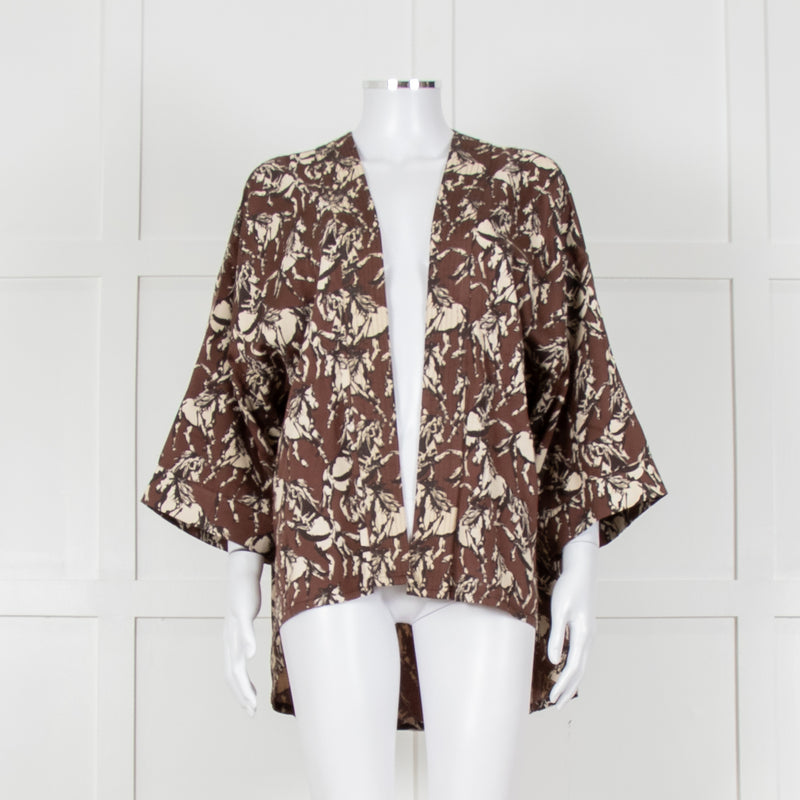 FWP By Rae Brown Open Top With Cream Horse Pattern