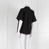 Beatrice B Black Cotton Beaded Shirt