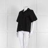 Beatrice B Black Cotton Beaded Shirt