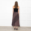 Maje Black Red Print Symmetric Skirt