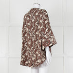 FWP By Rae Brown Open Top With Cream Horse Pattern