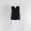 Strenesse Black Cotton Sleeveless Top