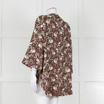 FWP By Rae Brown Open Top With Cream Horse Pattern