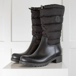 Moncler Black Ginette padded boots