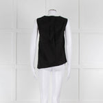 Strenesse Black Cotton Sleeveless Top