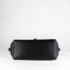 Burberry Cream Canvas Black Leather Trim Large Tote Bag