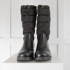 Moncler Black Ginette padded boots