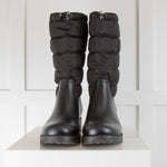 Moncler Black Ginette padded boots
