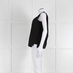 Strenesse Black Cotton Sleeveless Top