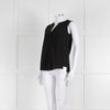 Strenesse Black Cotton Sleeveless Top