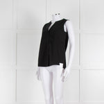 Strenesse Black Cotton Sleeveless Top
