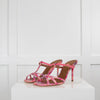 Malone Souliers Pink Square Toe Heeled Sandals