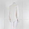 Bruno Manetti Cream Linen Slub Long Sleeve Top