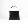 Launer London Black Leather Traviata Handbag