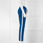 Boss Blue White Side Strap Elasticated Waist Trousers