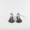 Ancient Greek Black Lace Up Leather Sandals