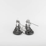 Ancient Greek Black Lace Up Leather Sandals