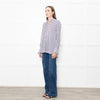 Dea Kudibal Cream and Blue Beetle Print Blouse