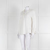 Bruno Manetti Cream Linen Slub Long Sleeve Top