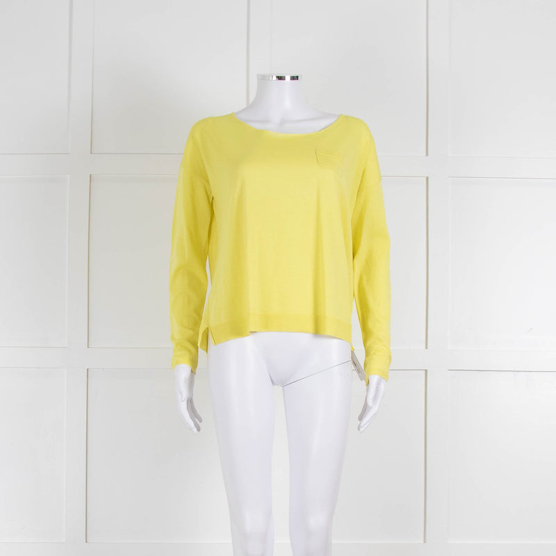 Bruno Manetti Yellow Lightweight Cotton Top