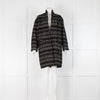 Isabel Marant Black Chevron Coat