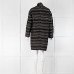 Isabel Marant Black Chevron Coat