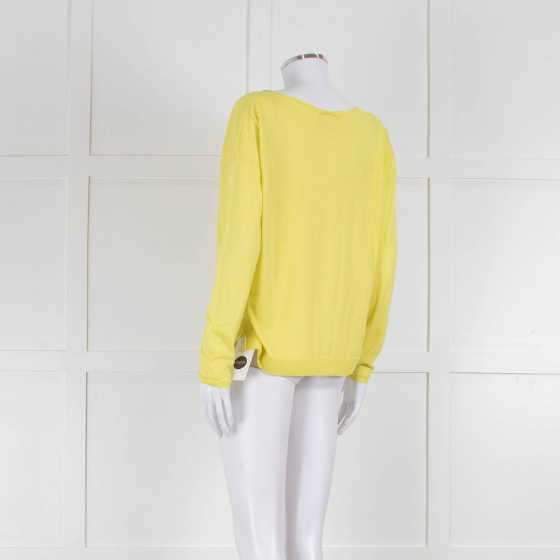 Bruno Manetti Yellow Lightweight Cotton Top