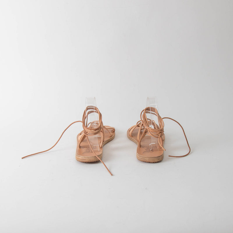 Ancient Greek Natural Tie Up Sandals
