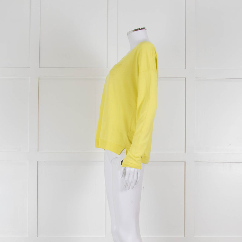 Bruno Manetti Yellow Lightweight Cotton Top