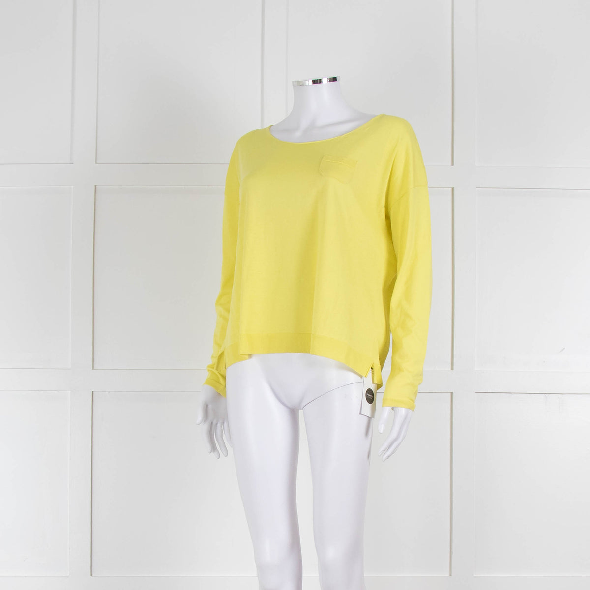 Bruno Manetti Yellow Lightweight Cotton Top