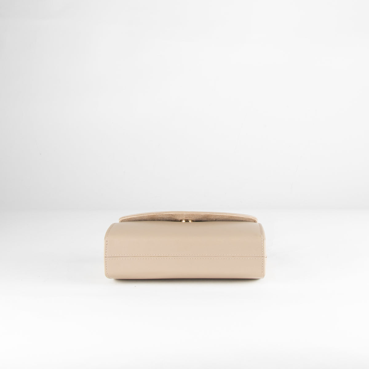 Launer London Buttermilk Leather Tosca Clutch Bag