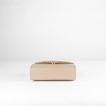 Launer London Buttermilk Leather Tosca Clutch Bag