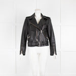 All Saints Black Leather Jacket