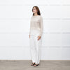 Fabiana Filippi Beige Cashmere Fringed Sweater