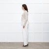 Fabiana Filippi Beige Cashmere Fringed Sweater