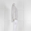 Dorothee Schumacher White Sheer Cotton Shirt with Micro Polka Dots