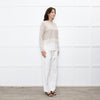 Fabiana Filippi Beige Cashmere Fringed Sweater