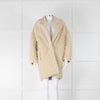 Iro Reversible Cream Shearling Jacket