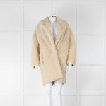 Iro Reversible Cream Shearling Jacket