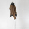 Barbour By Temperley Black and brown waxed Jacket