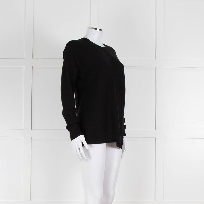Strenesse Black Wool/Cashmere Mix Jumper