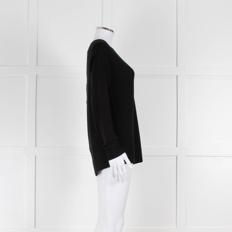 Strenesse Black Wool/Cashmere Mix Jumper