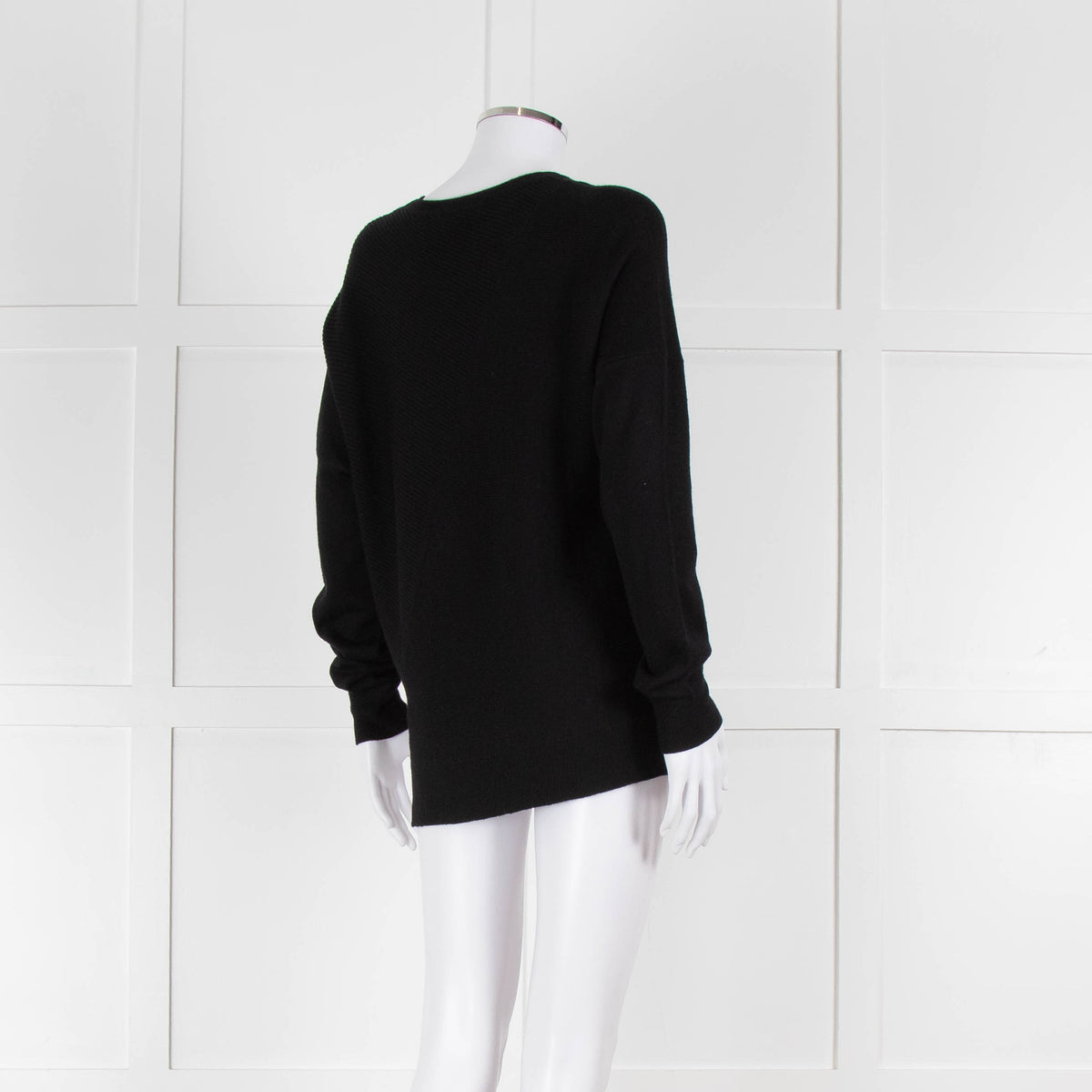 Strenesse Black Wool/Cashmere Mix Jumper