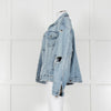 Ksubi Pale Wash Distressed Denim Jacket