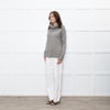 Wyse Beige Cashmere Blend Rollneck