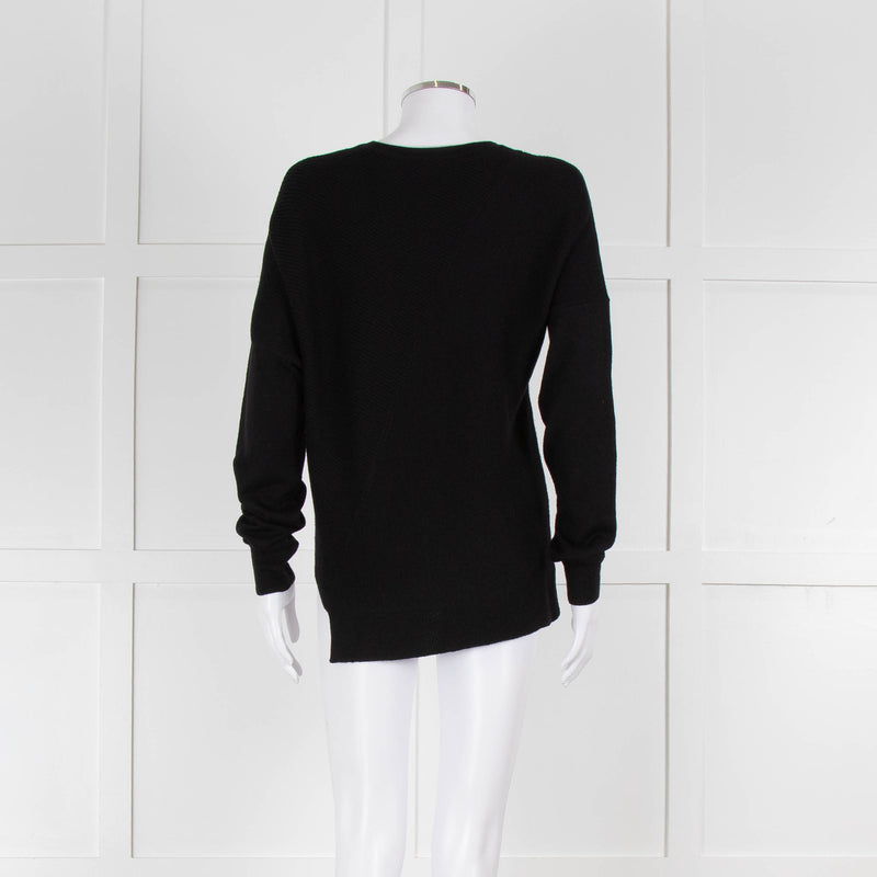 Strenesse Black Wool/Cashmere Mix Jumper
