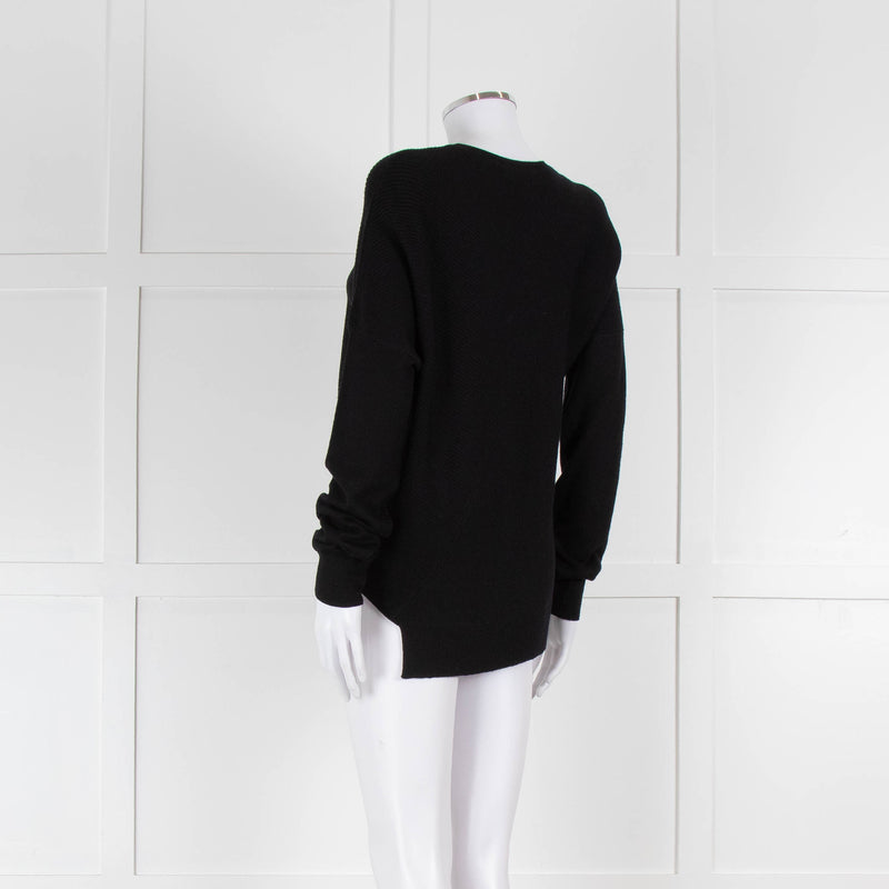 Strenesse Black Wool/Cashmere Mix Jumper